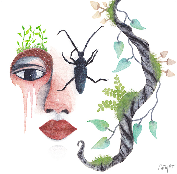 Le Grand Capricorne Aquarelle CatMat 2024